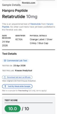 Peptide Detection Report